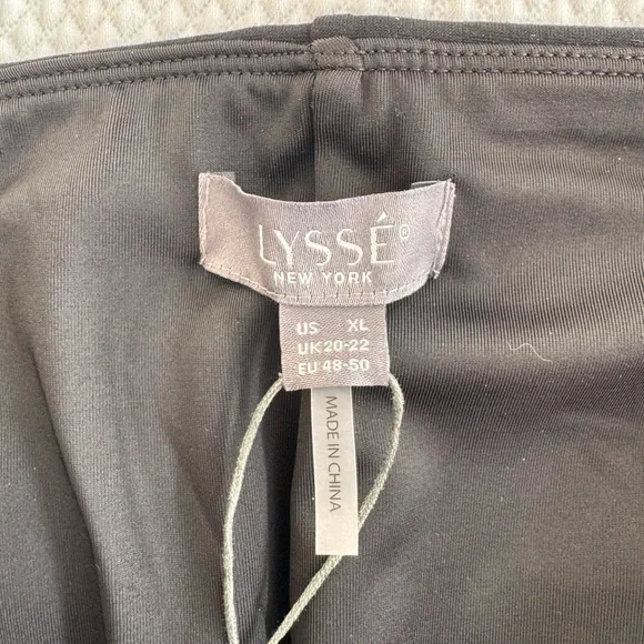 Lysse Black Flare Ponte Women's Pants - Picture 3 of 5